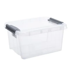Boîte empilable avec clips de fermeture 32 litres ProBox