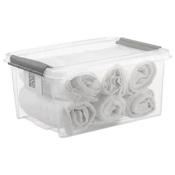 Boîte empilable avec clips de fermeture 32 litres ProBox