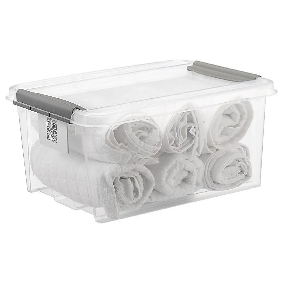 Boîte empilable avec clips de fermeture 32 litres ProBox