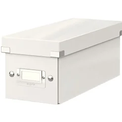 Boîte en carton pour CD Click & Store WOW - Blanc