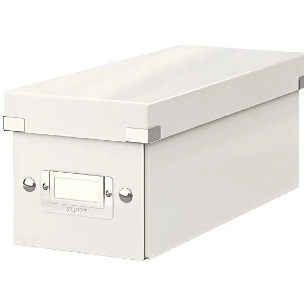 Boîte en carton pour CD Click & Store WOW - Blanc