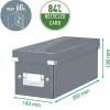 Boîte en carton pour CD Click & Store WOW - Jaune
