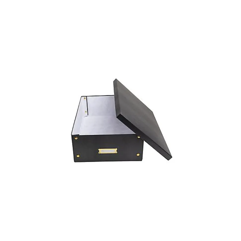 Boîte en Carton Taille moyenne Neo Deco A4+ - Bleu Foncé