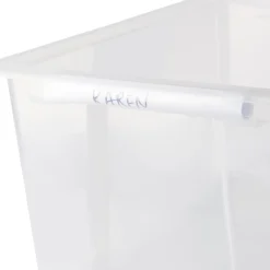Boîte en plastique 138 L Kaze transparent