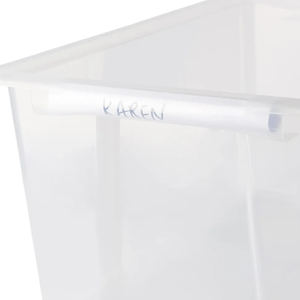 Boîte en plastique 138 L Kaze transparent