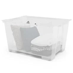 Boîte en plastique 138 L Kaze transparent
