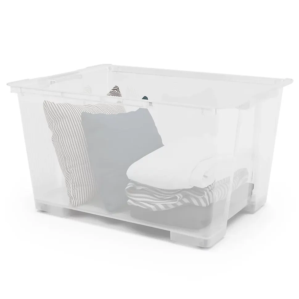 Boîte en plastique 138 L Kaze transparent