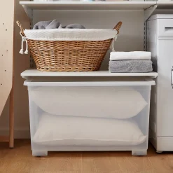 Boîte en plastique 138 L Kaze transparent