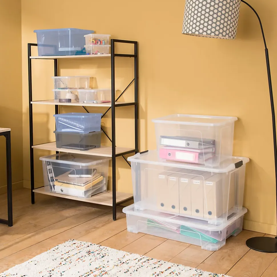 Boîte en plastique 24 L Kaze transparent