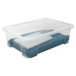 Boîte en plastique 25 L Kaze transparent