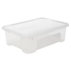 Boîte en plastique 25 L Kaze transparent