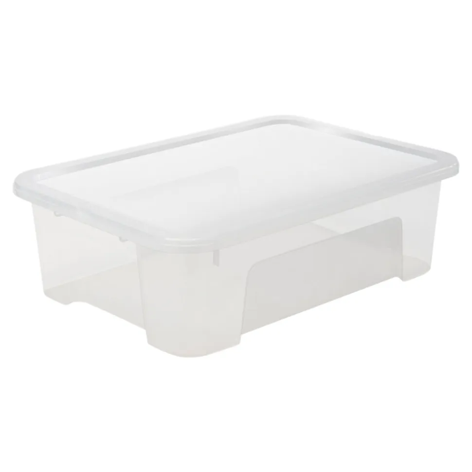 Boîte en plastique 25 L Kaze transparent