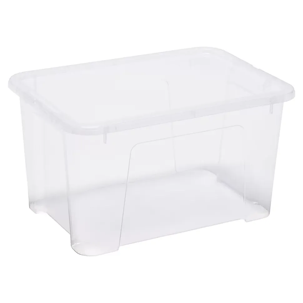 Boîte en plastique 45 L Kaze transparent