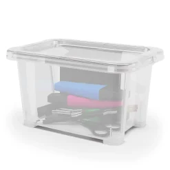 Boîte en plastique 1 L Kaze transparent