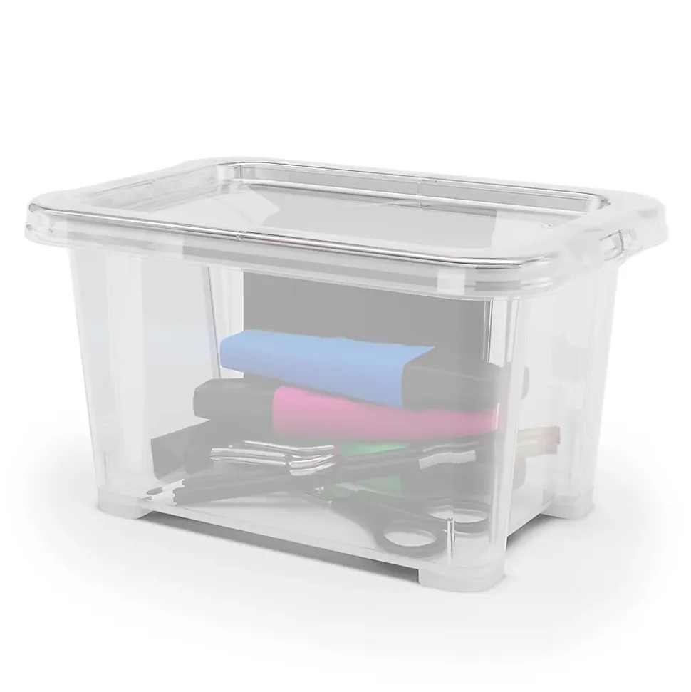 Boîte en plastique 1 L Kaze transparent