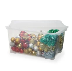Boîte en plastique 43 L Kaze transparent