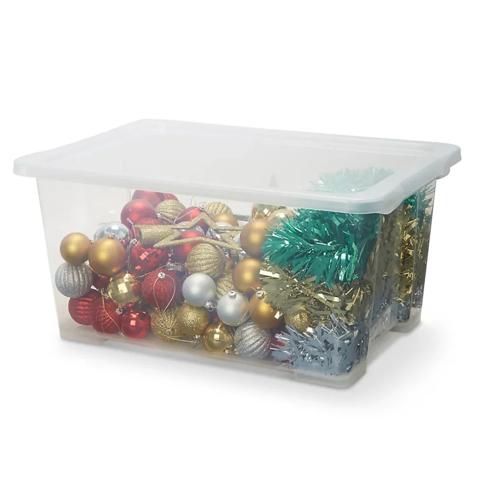 Boîte en plastique 43 L Kaze transparent