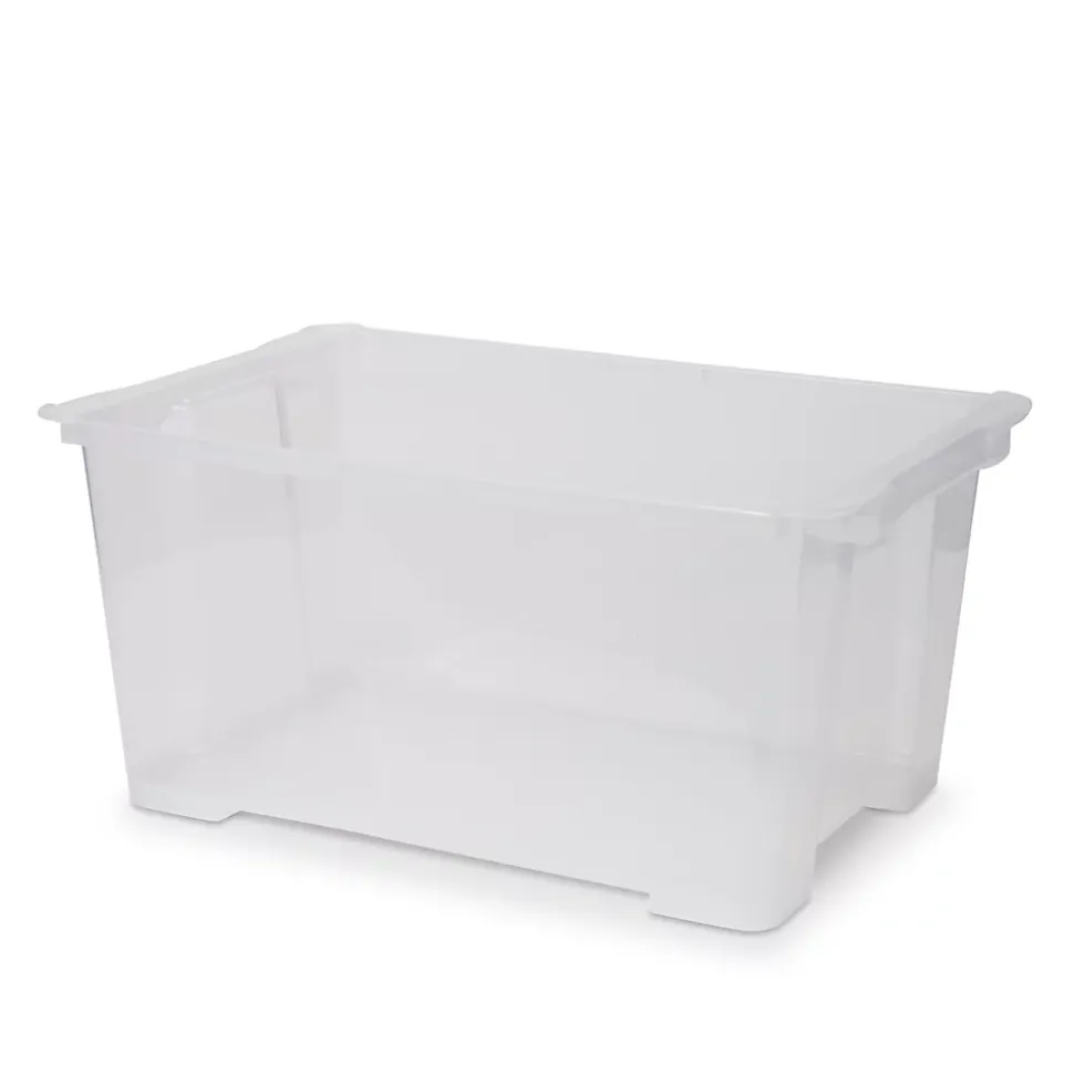 Boîte en plastique 43 L Kaze transparent