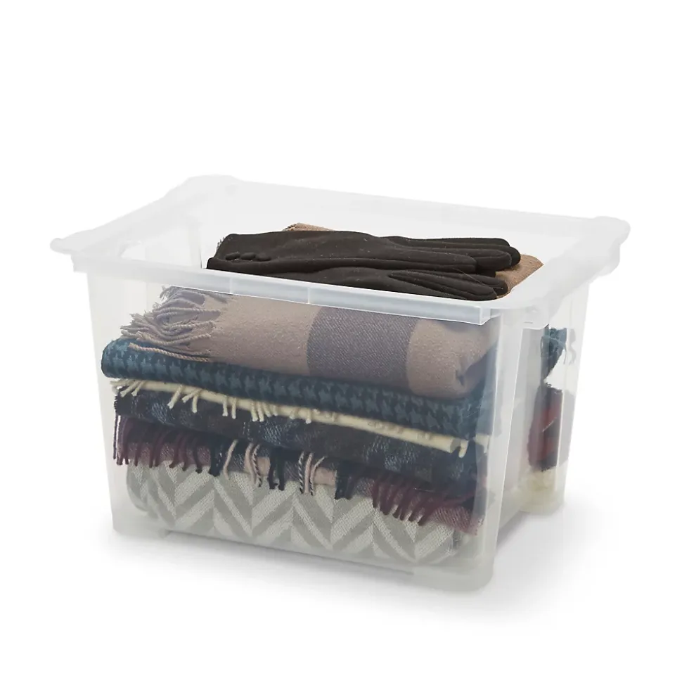 Boîte en plastique 15 L Kaze transparent