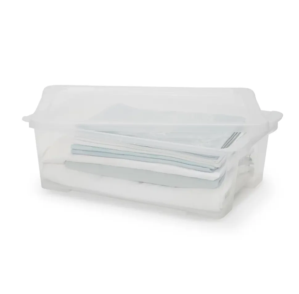 Boîte en plastique 29 L Kaze transparent