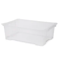 Boîte en plastique 29 L Kaze transparent