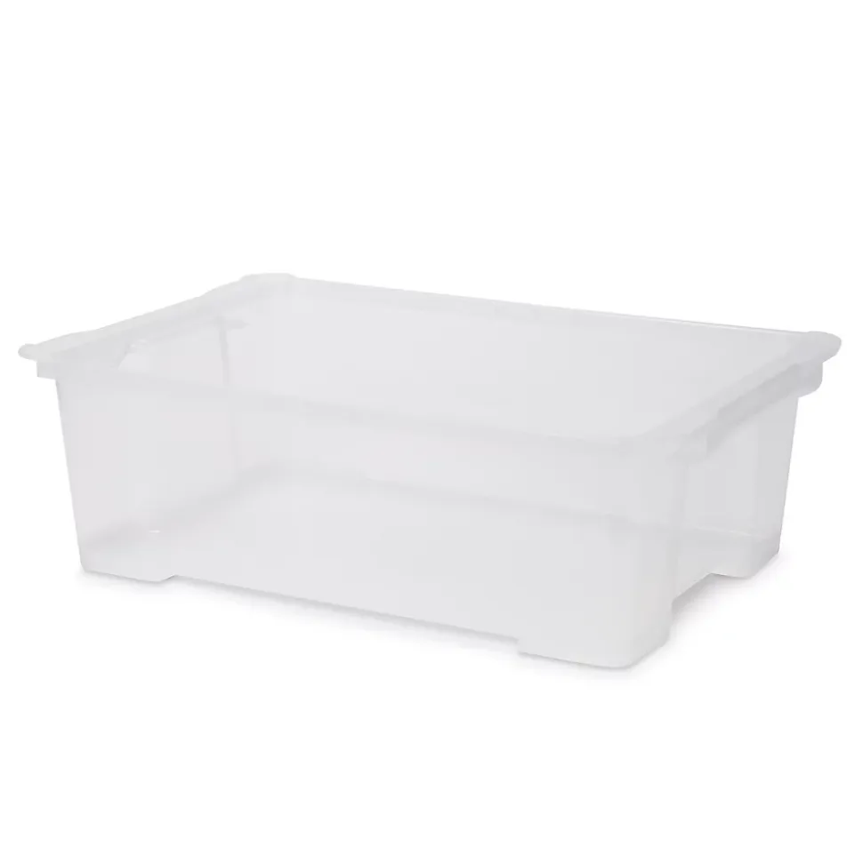 Boîte en plastique 29 L Kaze transparent