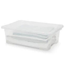 Boîte en plastique 29 L Kaze transparent