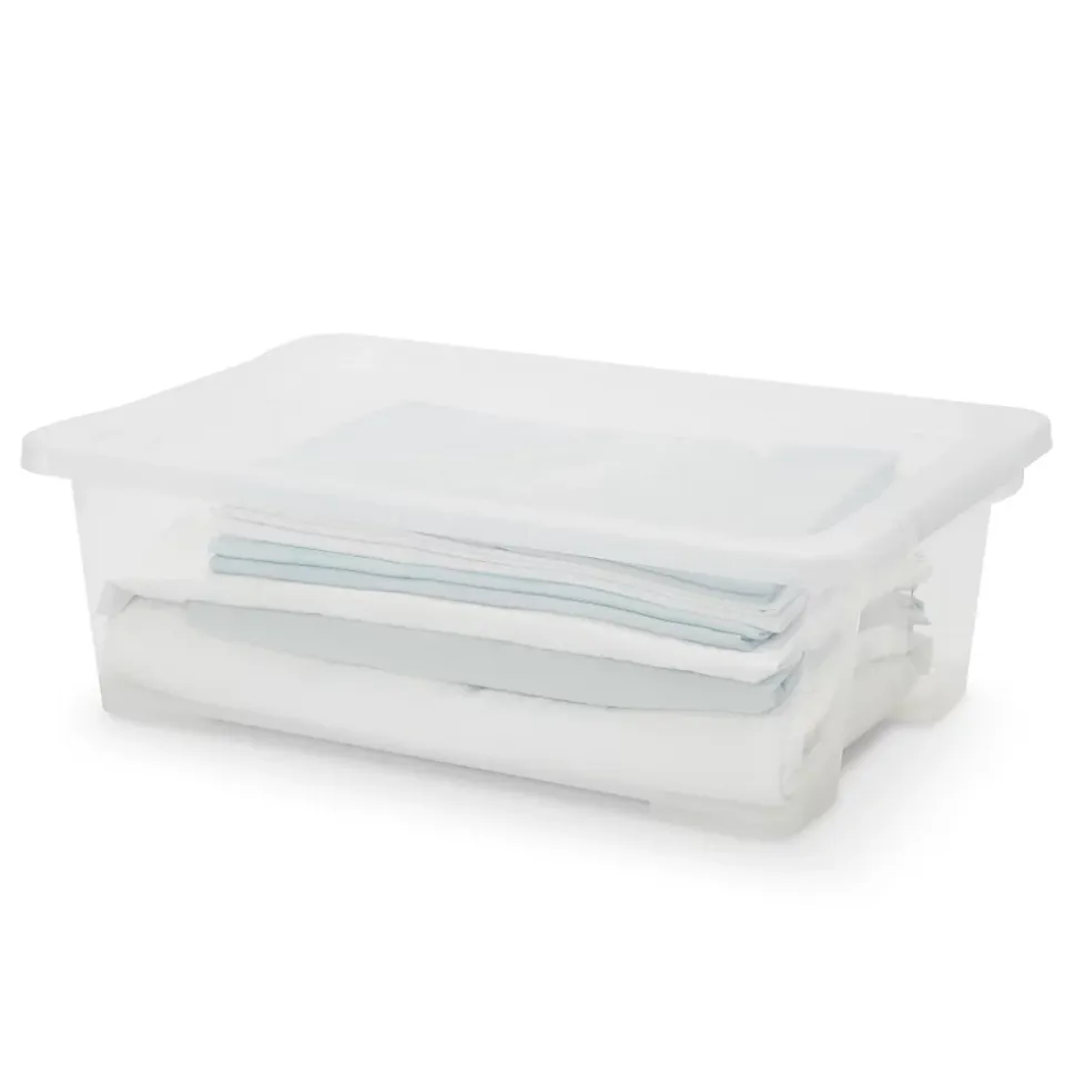 Boîte en plastique 29 L Kaze transparent