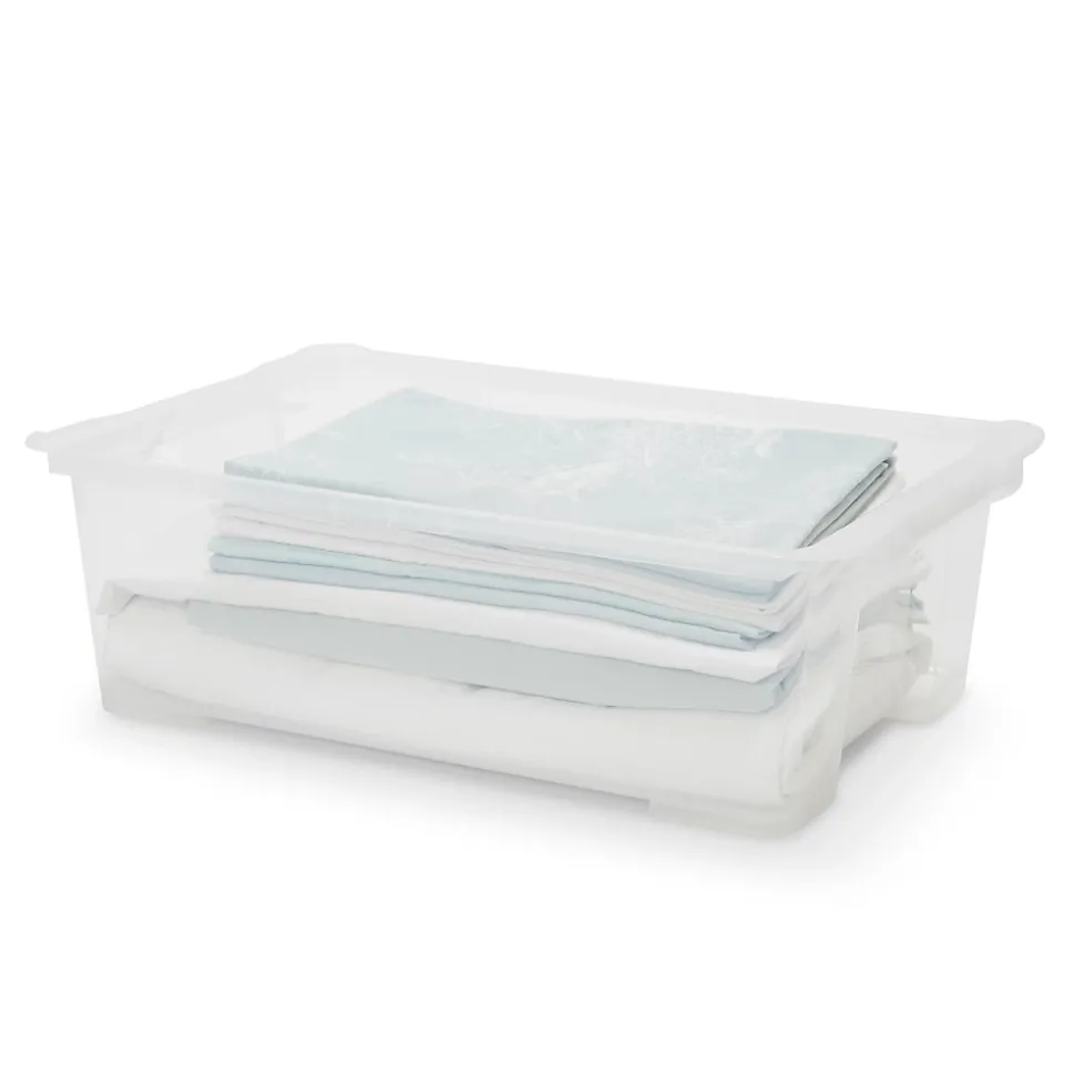 Boîte en plastique 29 L Kaze transparent