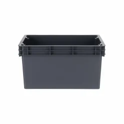 Boîte en plastique recyclé GoodHome Xago gris 68 L (XL)