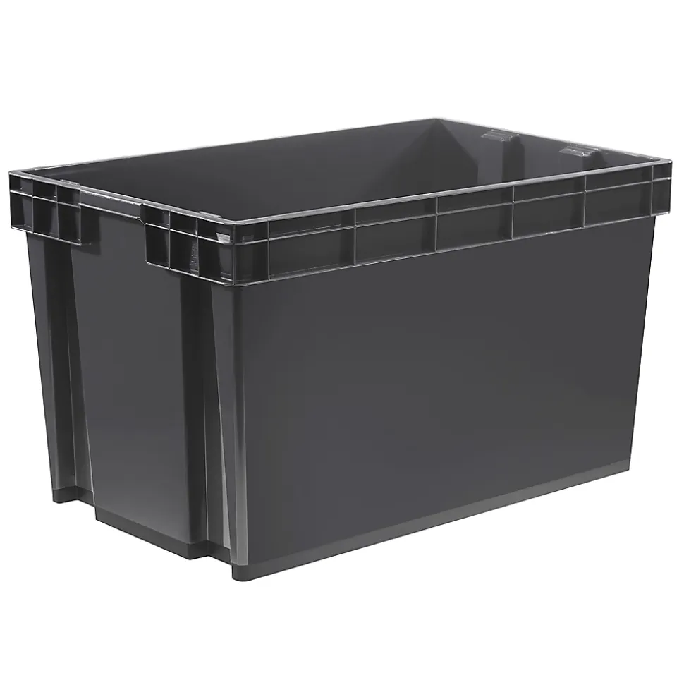 Boîte en plastique recyclé GoodHome Xago gris 94 L (XXL)