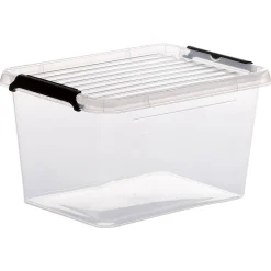 Boîte en plastique transparente 2L Clip N' Box - 5Five