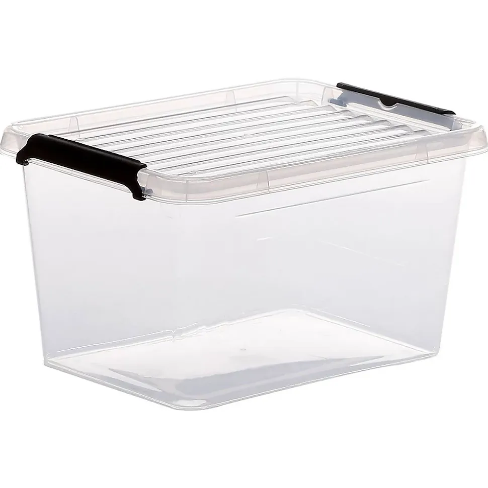 Boîte en plastique transparente 2L Clip N' Box - 5Five