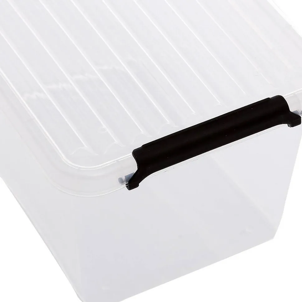 Boîte en plastique transparente 2L Clip N' Box - 5Five