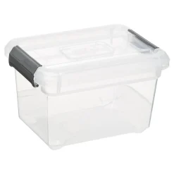 Boîte en plastique transparente 18L Solutions+ - 5Five