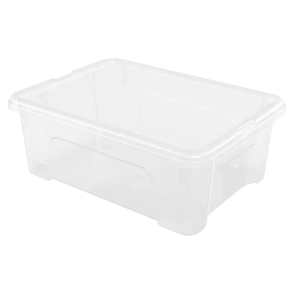 Boîte en plastique transparent 3 L, l.18,7 L.25,3 x H.9,1 cm Kaze