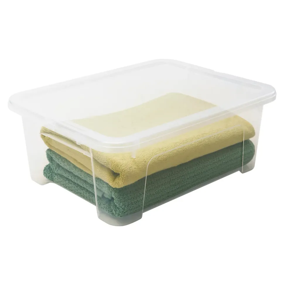 Boîte en plastique transparent 3 L, l.18,7 L.25,3 x H.9,1 cm Kaze