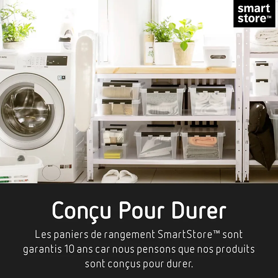 Boîte en plastique transparent Smartstore Classic 35L