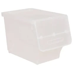 Boîte en plastique transparente à ouverture frontale 24L - 5Five