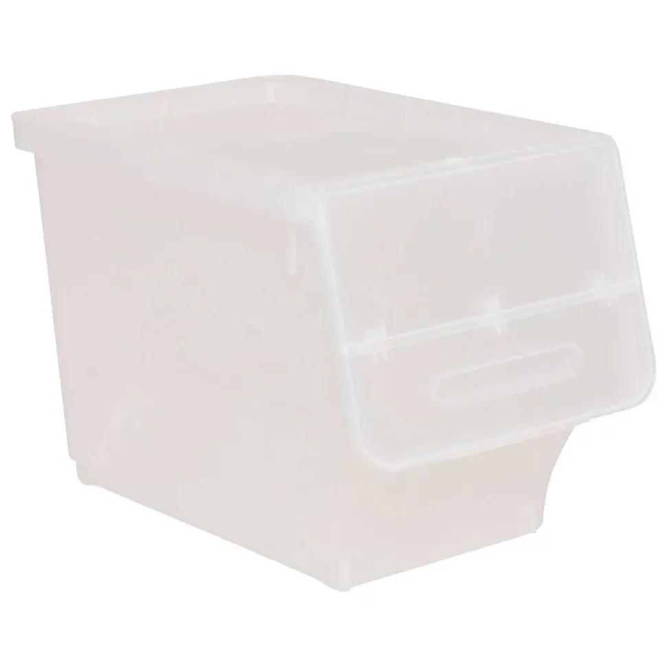 Boîte en plastique transparente à ouverture frontale 24L - 5Five