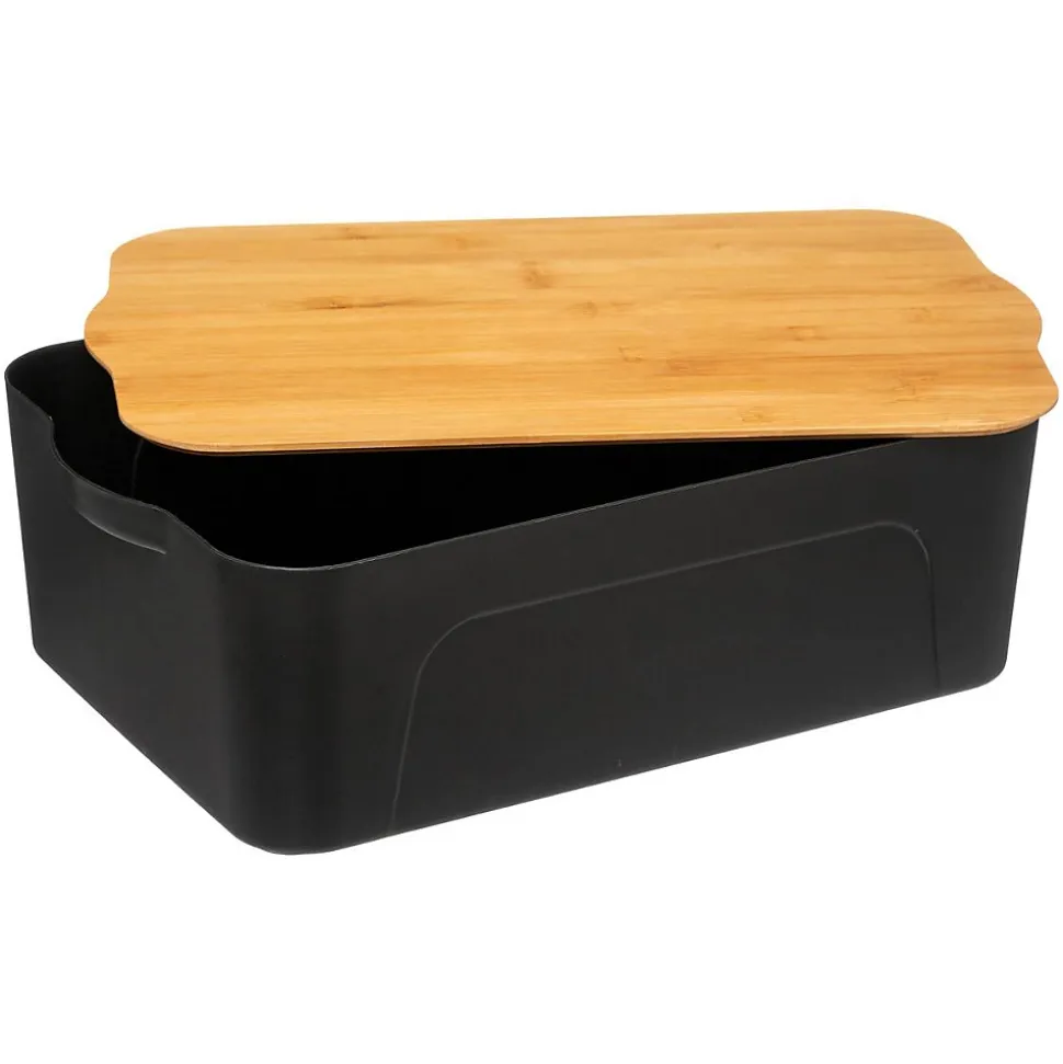 Boîte plastique couvercle bambou 135L - 5Five