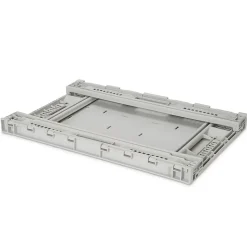 Boîte pliable en plastique recyclé GoodHome Foldie gris 21 L