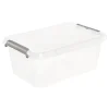 Boîte transparente empilable avec couvercle 4,5 litres