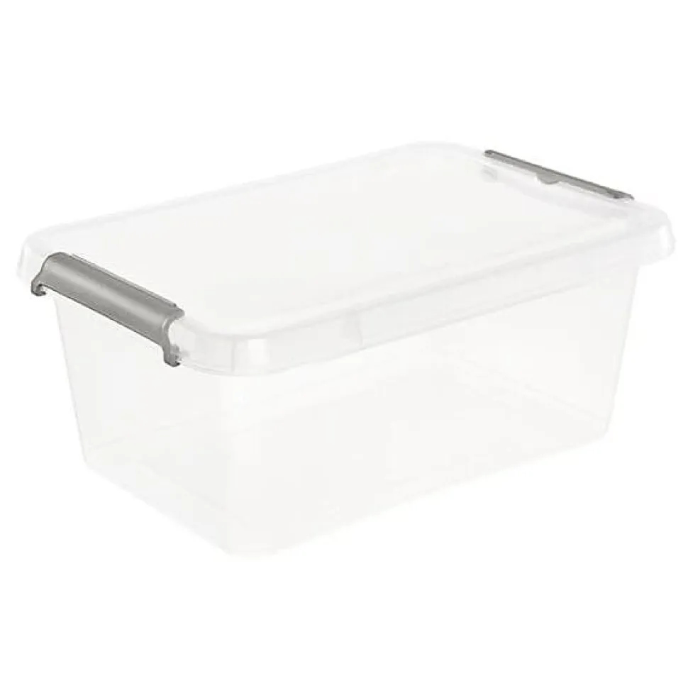 Boîte transparente empilable avec couvercle 4,5 litres