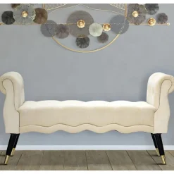 Bout de lit en tissu Paris 120x40x60 cm
