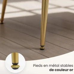 Bout de lit en velours capitonné 100 cm MONACO Rose Poudré