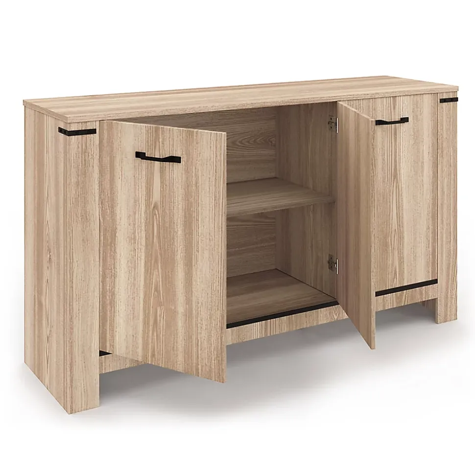Buffet 140 cm IDAHO 3 portes design contemporain