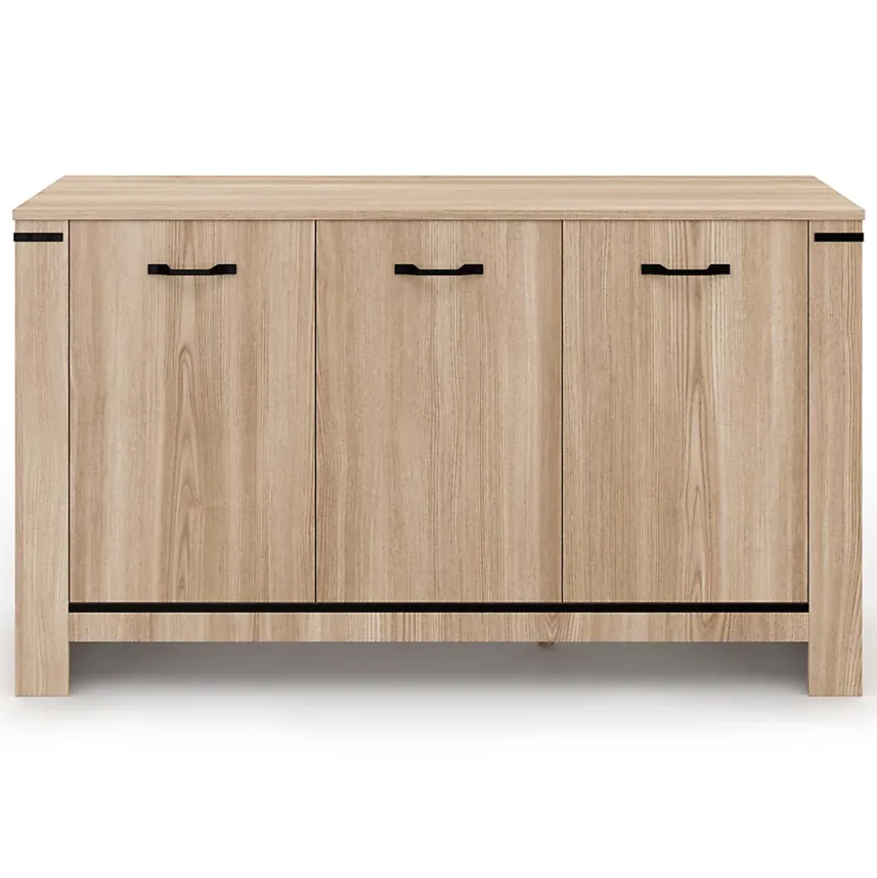 Buffet 140 cm IDAHO 3 portes design contemporain
