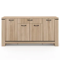 Buffet 160 m IDAHO 4 portes avec tiroir design contemporain