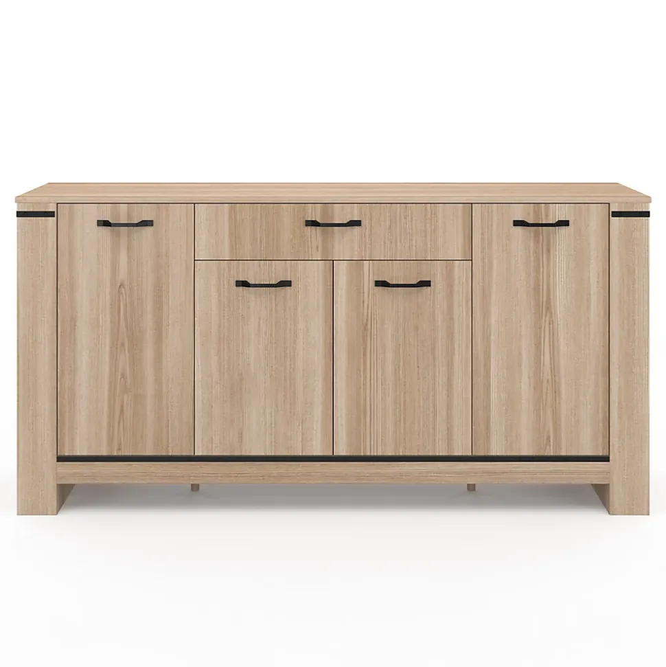 Buffet 160 m IDAHO 4 portes avec tiroir design contemporain